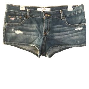 Dark wash jeans shorts