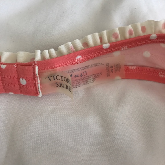 Victoria's Secret pink & white stapless swimsuit - Picture 2 of 4