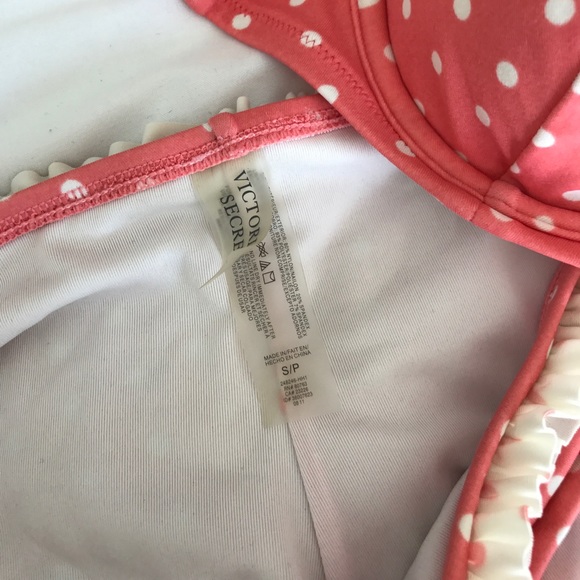 Victoria's Secret pink & white stapless swimsuit - Picture 3 of 4