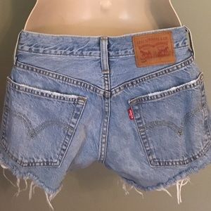 Levi's high wasted shorts