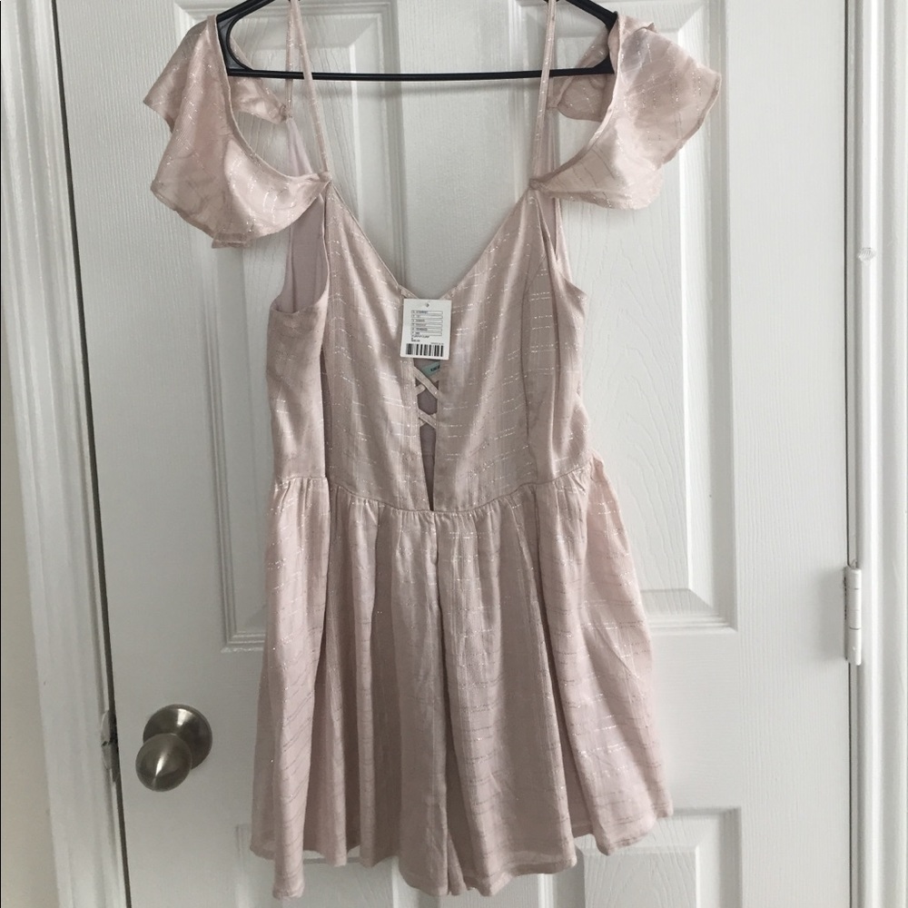 Kimchi Blue pale pink romper