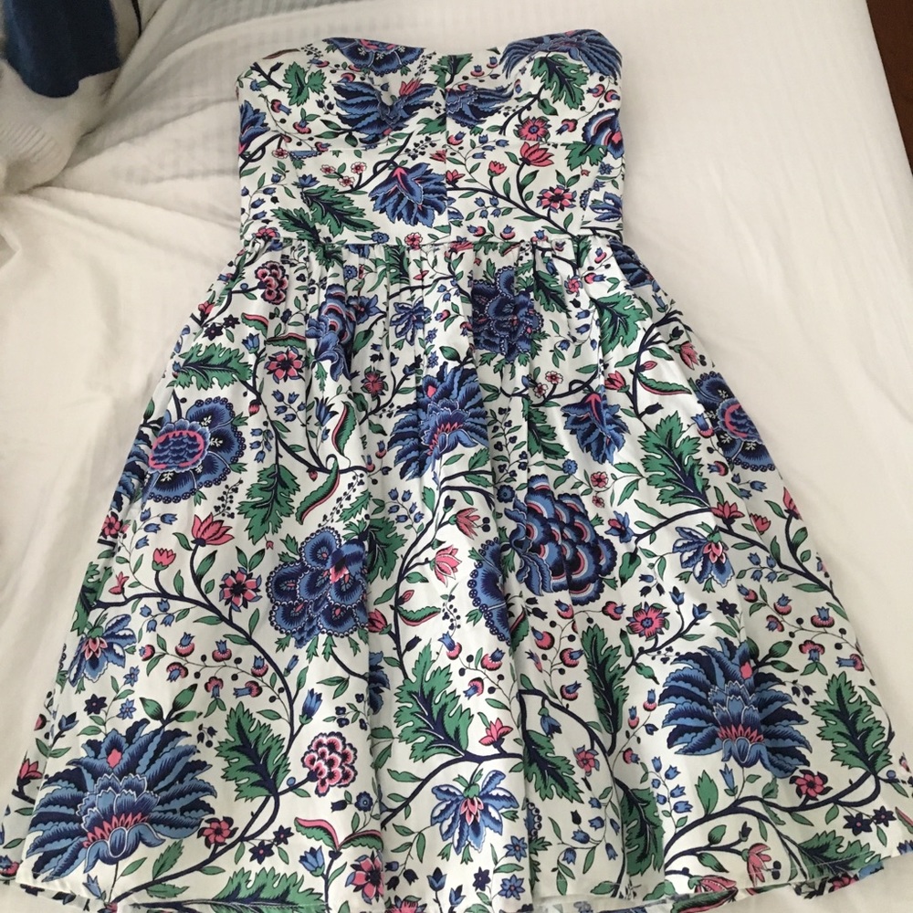 Floral Strapless Jack Wills Dress