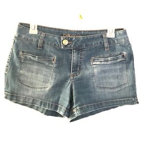 Medium wash jeans shorts