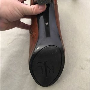 Ralph Lauren leather booties