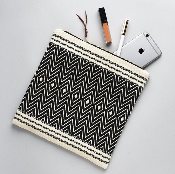 Reversible Brocade Foldover Clutch - Picture 3 of 7