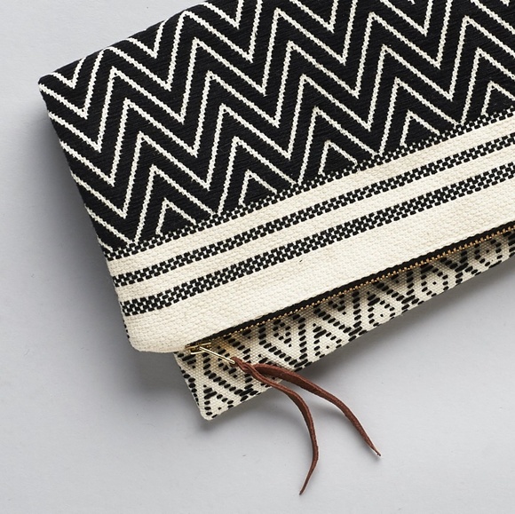 Reversible Brocade Foldover Clutch - Picture 4 of 7