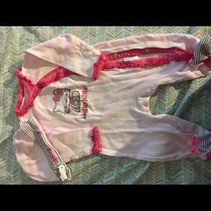 Hello Kitty Pink Pajama set with Hat