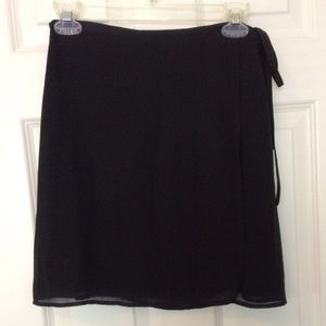 The Limited Wrap Black Skirt Size 6