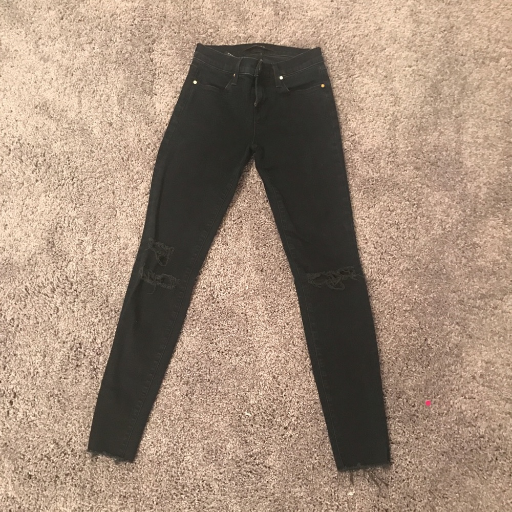 Jbrand high waisted dark denim jeans