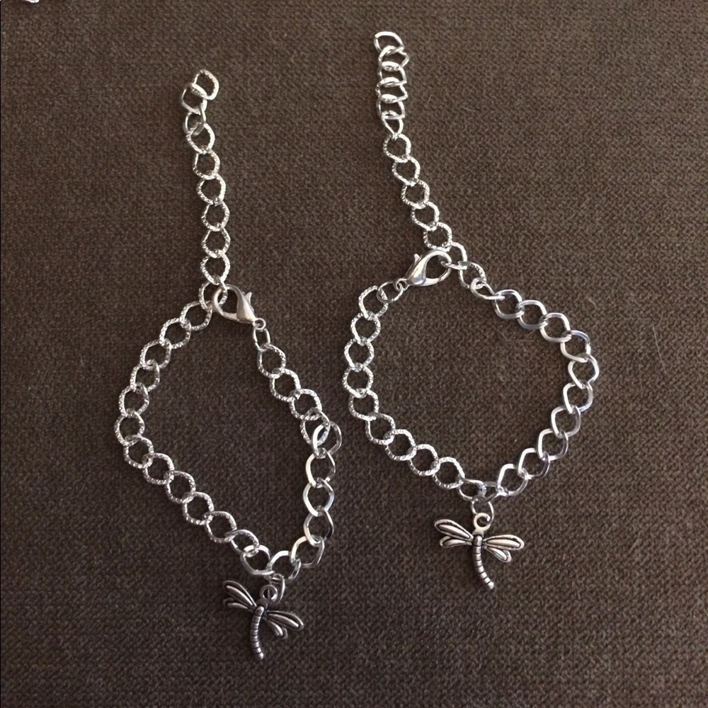 2 Dragonfly Adjustable Bracelets