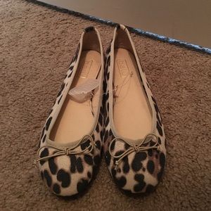 Leopard Print FLAT shoes size 6‼️‼️