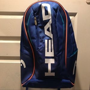 HEAD TEAM TOUR Blue TENNIS BACKPACK BAG