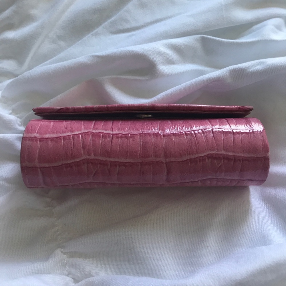 Pink lipstick tube holder
