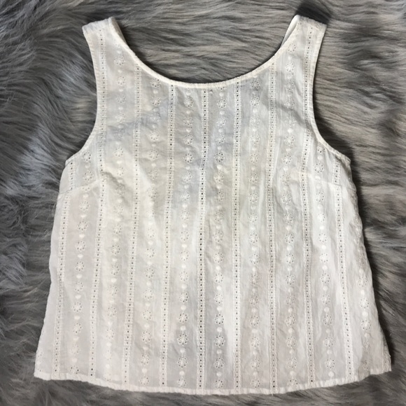 Brandy Melville white crop top with slip/open back - Picture 3 of 8