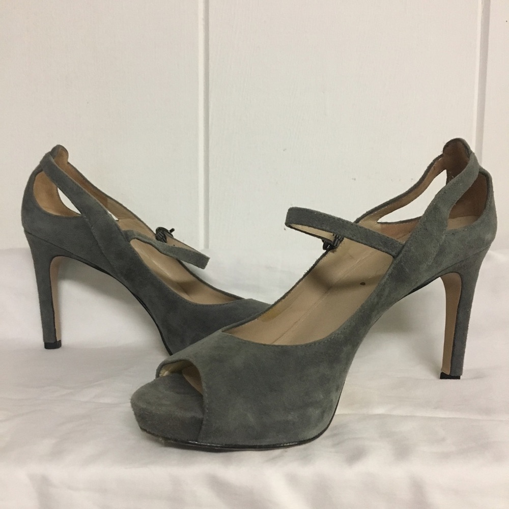 VIA SPIGA • Suede Mary Jane Heels