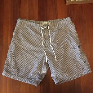 J. Crew Searsucker Lined Boardshorts Sz. 34