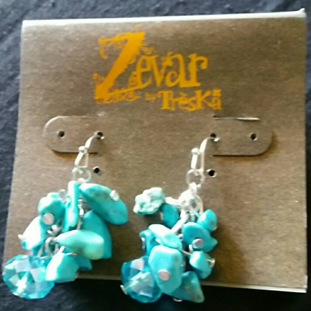 Stone earrings