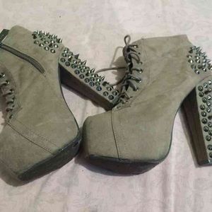 Spiked booties