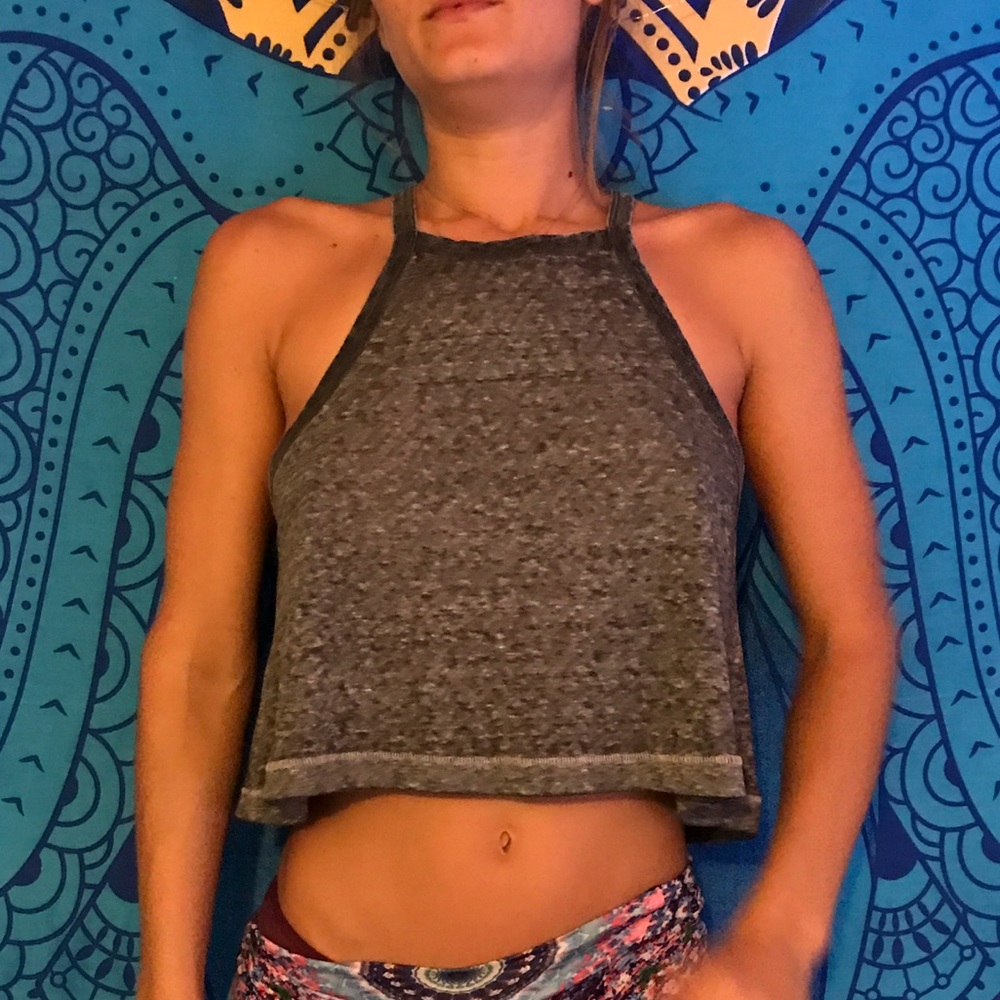 Gray some days lovin halter top