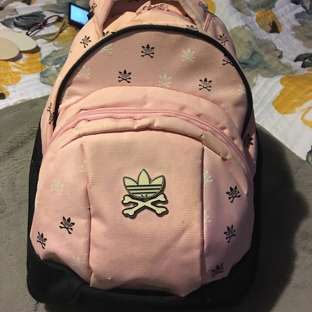 Adidas mini pink book bag