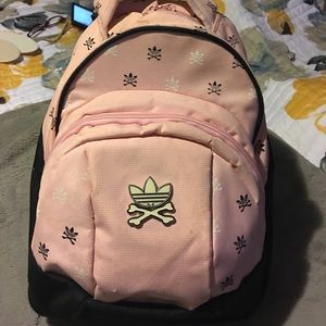 Adidas mini pink book bag