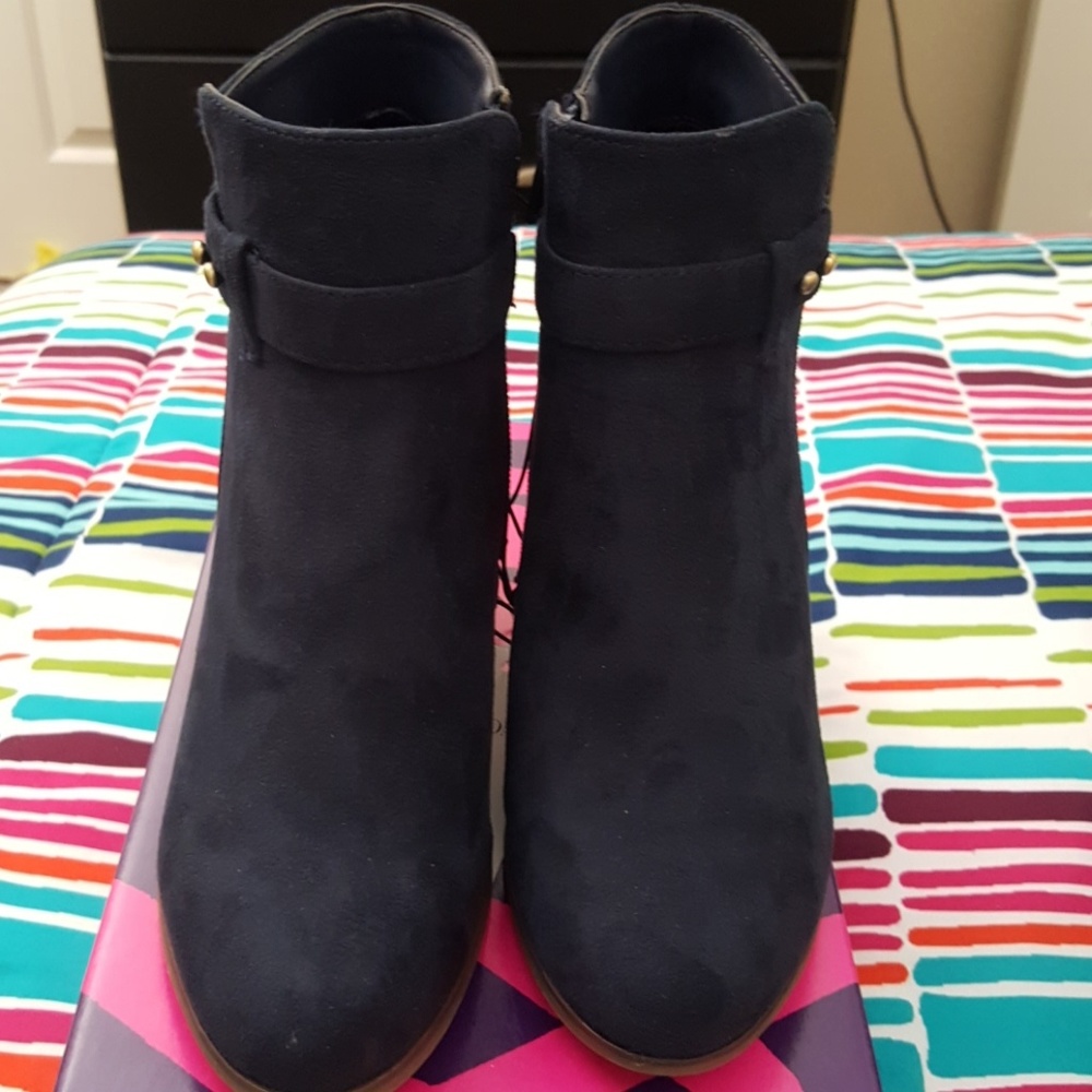 Na y Blue Half Boots