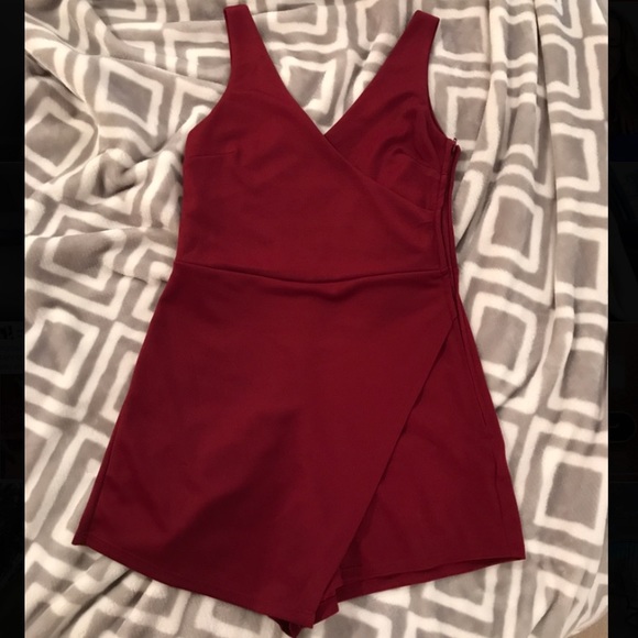 Charlotte Russe Pants - Maroon romper