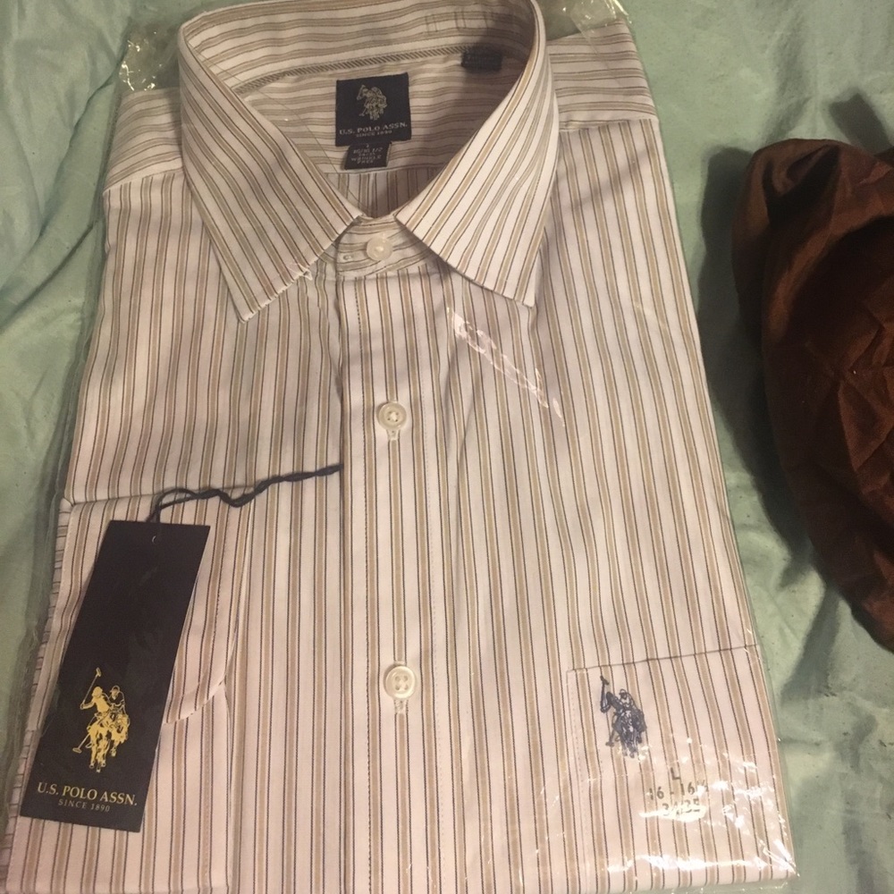 US polo dress shirt for men