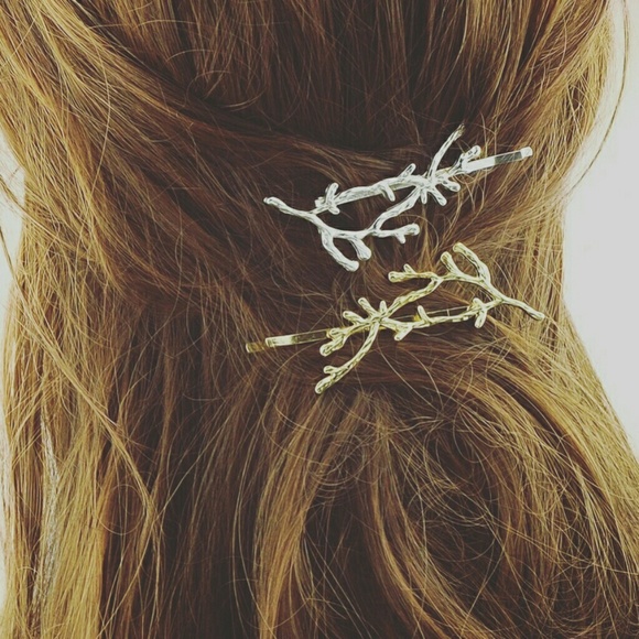 Wild Rose Boutique Accessories - Golden branch barrette