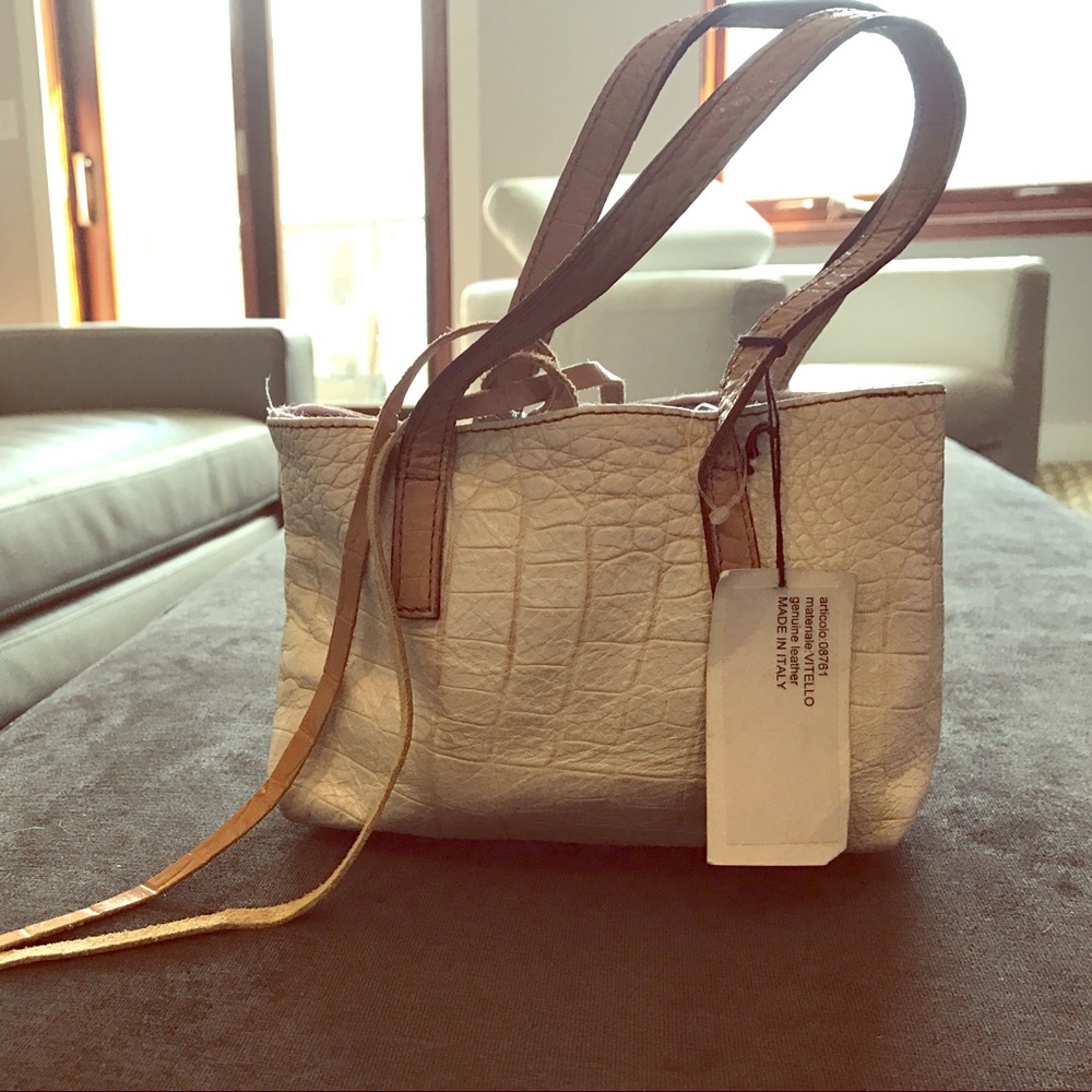 NWT Castellari Milano leather mini bag