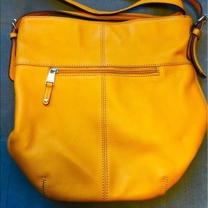 Beautiful leather Tignanello Crossbody handbag
