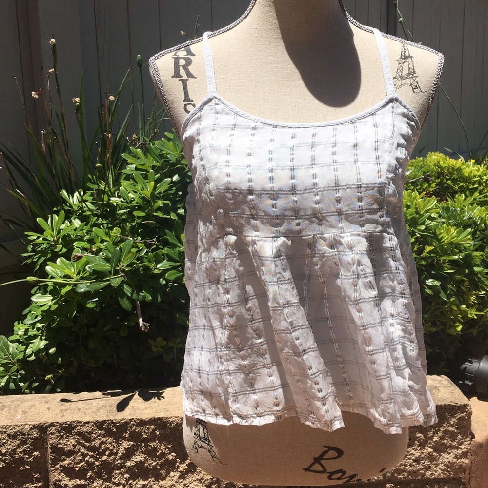 Abercrombie and Fitch criss cross back top