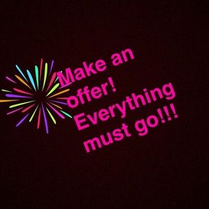 EVERYTHING MUST GO!! Will be donated soon!