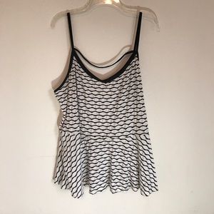 Peplum tank
