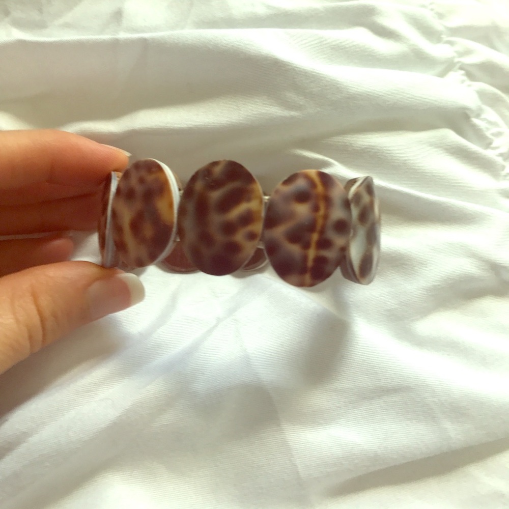 Wood stretch bracelet