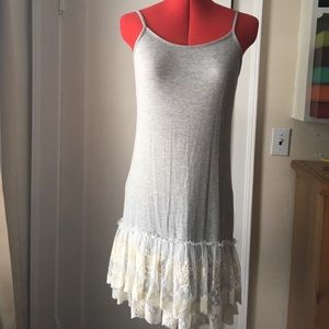 Cotton layering dress or slip size M by Oddi