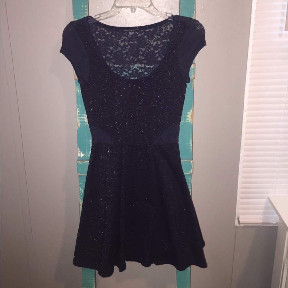 American Eagle Navy Skater Dress