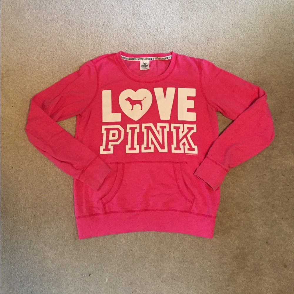 PINK pullover hoodie