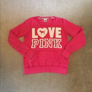 PINK pullover hoodie