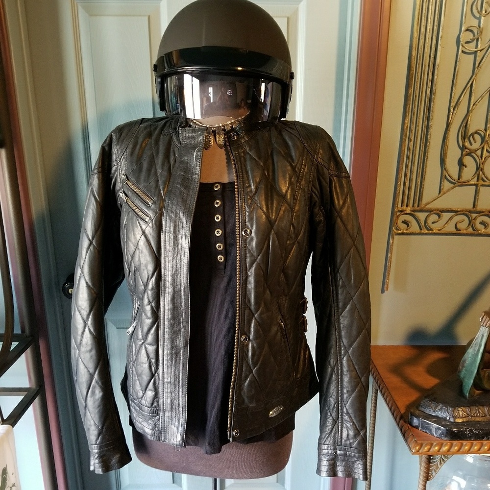 Harley Davidson women's soft leather jacket