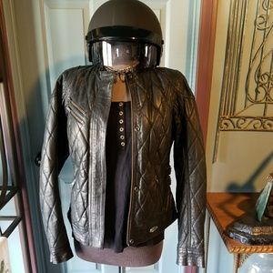 Harley Davidson women's soft leather jacket