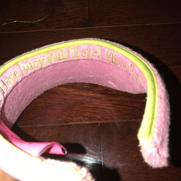 Authentic Pink Juicy Couture Visor Special Edition
