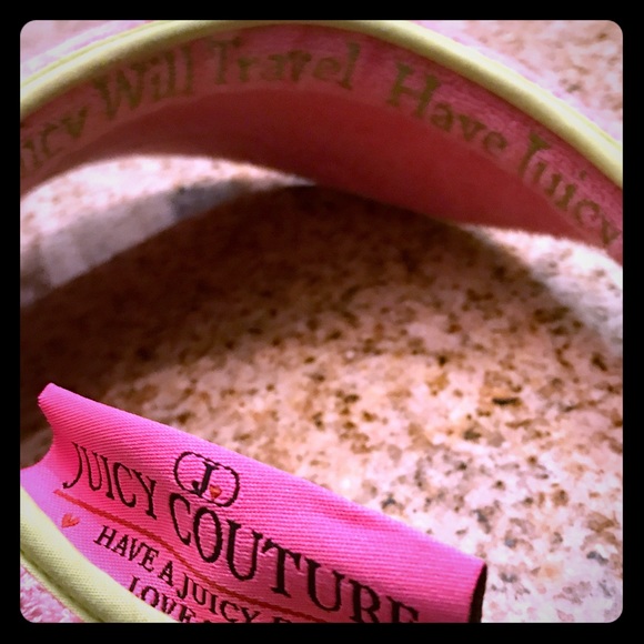 Authentic Pink Juicy Couture Visor Special Edition