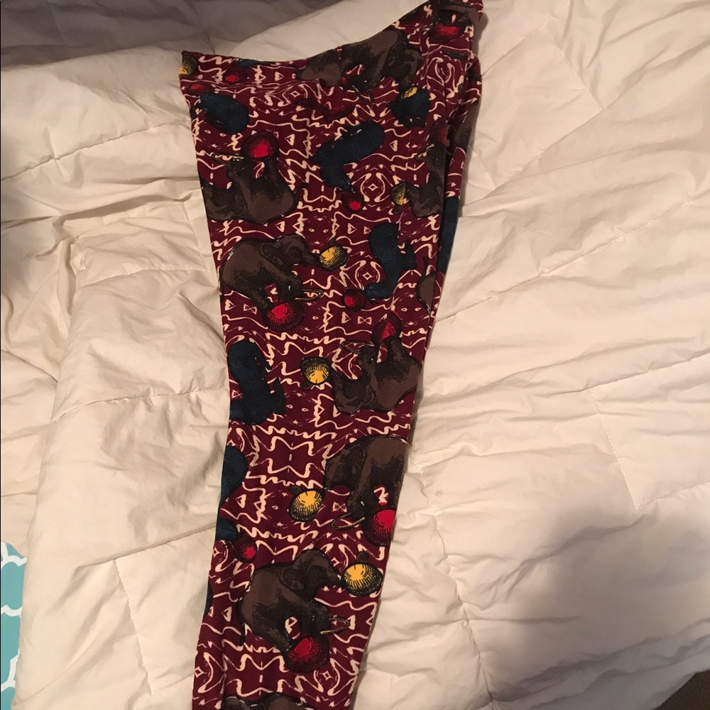 Lularoe os leggings elephants
