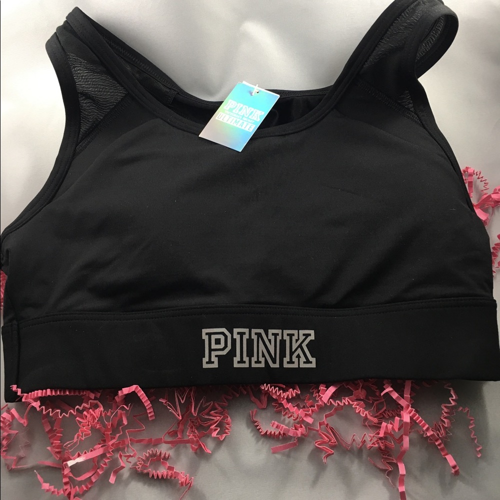 Pink-Victoria's secret sports bra ultimate