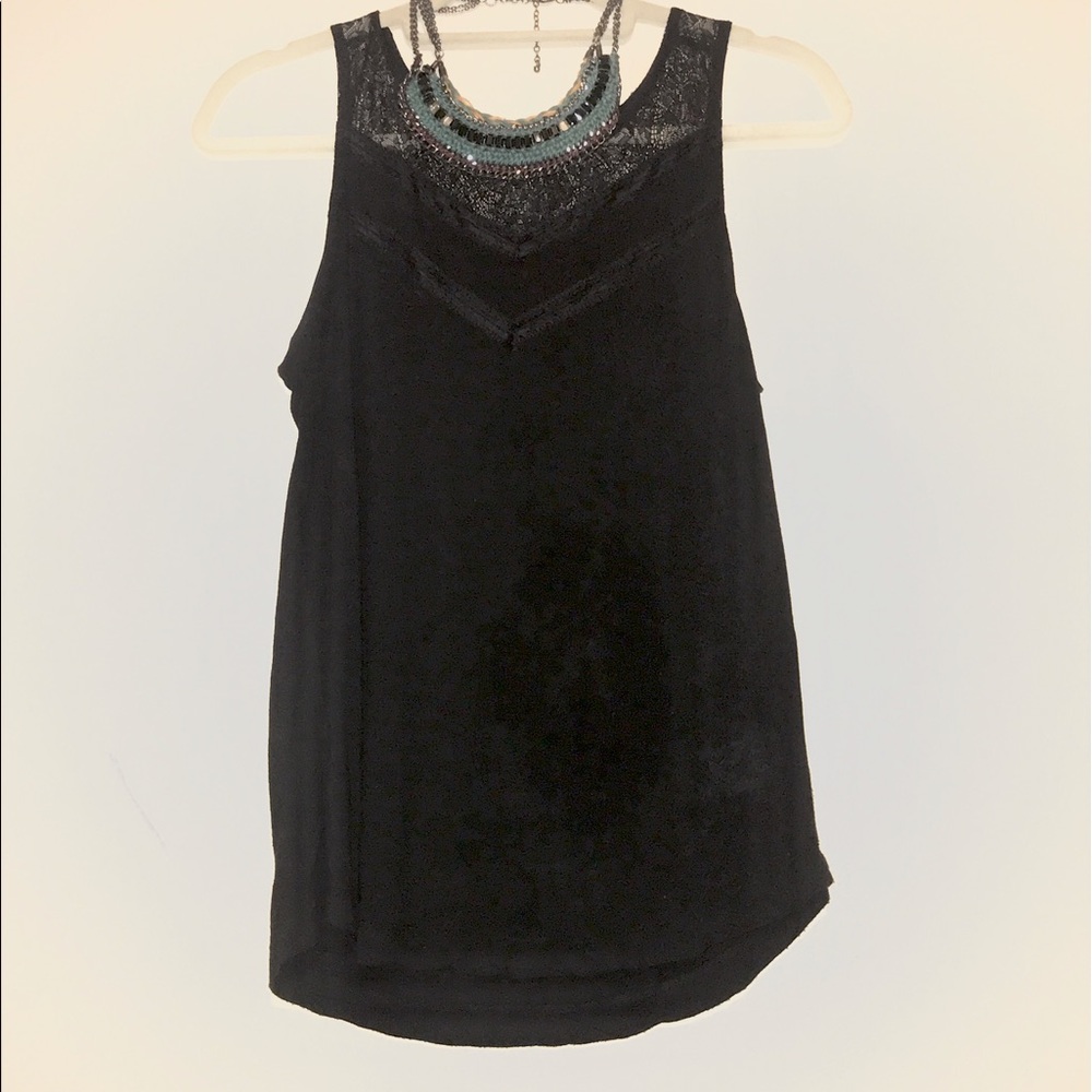 Blank Lace Top Tank