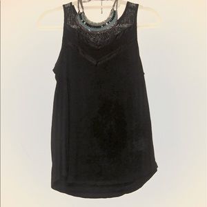 Blank Lace Top Tank