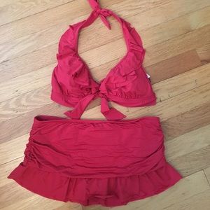 Kenneth Cole Reaction bikini with skirted bottom