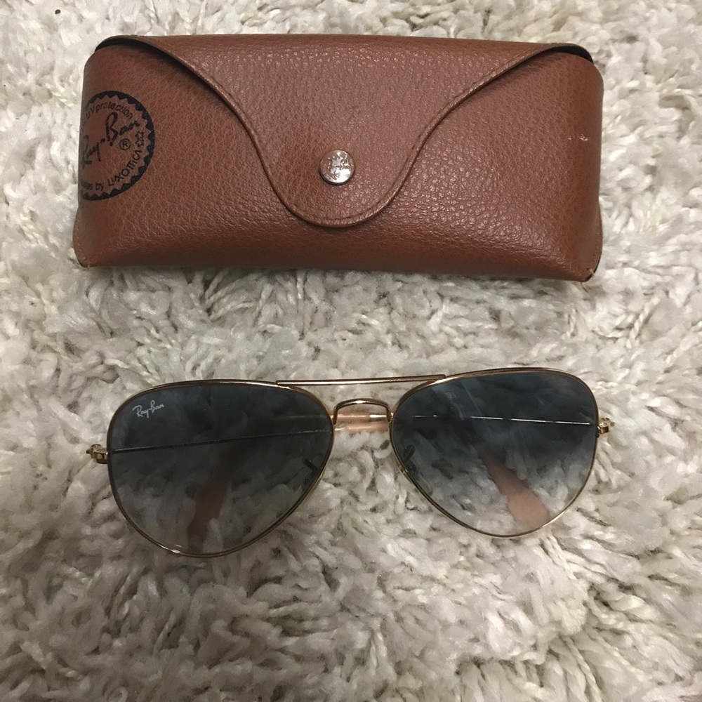 Brand new blue fade aviators