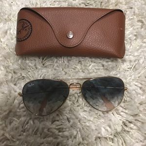 Brand new blue fade aviators